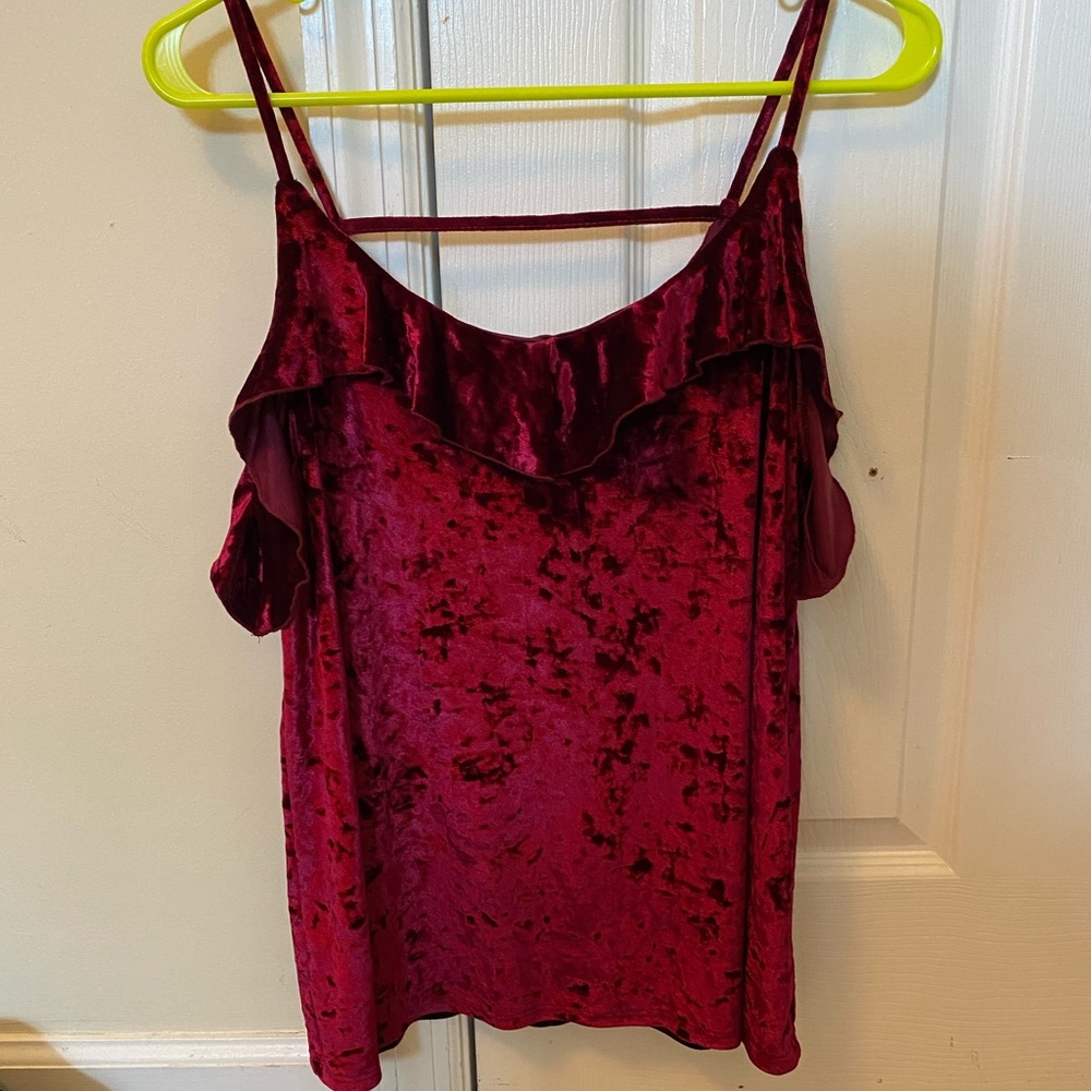 red velvet tank